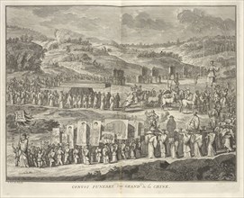Convoi funebre d'un grand de la Chine, Ceremonies et coutumes religieuses de tous les peuples du monde, Picart, Bernard, 1673