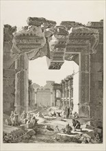 Porte du temple de Jupiter à Balbeck, Materials for Voyage pittoresque de la Syrie, de la Phoenicie, de la Palaestine