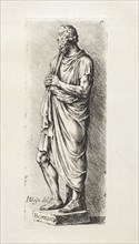 Arundel Homerus, reversed, Signorvm vetervm icones, Bisschop, Jan de, 1628-1671, Gheyn, Jacques de, 1596-1641, Etching, between