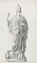 Una statua di Minerva vestits...con un serpe a piedi, Galleria givstiniana del marchese Vincenzo Givstiniani, Vaiani, Anna Maria