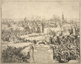 Prise de Valenciennes Margarite de Parme Gouvernante, Guerras de Flandes, Romeyn de Hooghe etchings, 1667-ca. 1700, Hooghe