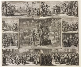 VREEDE HANDEL Tuschen Engelandt en ons, Romeyn de Hooghe etchings, 1667-ca. 1700, de Hooghe, Romeyn, 1645-1708, Etching, 1674