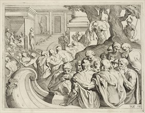 Plate 18, Les trauaux d'Vlysse, Abate, Nicolò dell', ca. 1509-1571, Primaticcio, Francesco, 1504-1570, Thulden, Theodoor van