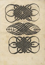 Decorative patterns, Modelbüch neuw aller art Nehens uñ Stickens, Woodcut, 1562, Neues Formbüchlein der weissen Arbeit