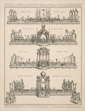 Impériale, Représentation du dessert des quatre principales tables, au festin, donné le 19 janvier 1746 par Son Excellence
