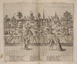 Table setting for the wedding of Johann Wilhelm, Duke of Jülich-Cleves and Jacobe, Margravine of Baden