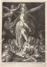Inscivs non honorabitur, Sadeler, Ægidius, Flemish, 1568-1629, Spranger, Bartholomeus, Flemish, 1546-1611, Engraving, print