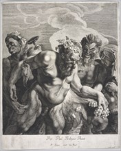 Silenus, Rubens, Peter Paul, Sir, 1577-1640, Suyderhoef, Jonas, ca. 1610-1686, Etching