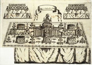 Mesa de 100 cuviertos, Arte de reposteria, en que se contiene todo genero de hacer dulces secos, y en lìquido, vizcochos