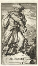 Mahometh, Historie der kerken en ketteren, Arnold, Gottfried, 1666-1714, Hooghe, Romeyn de, 1645-1708, Engraving, 1701