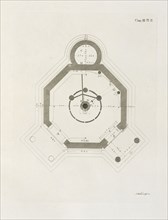 The plan of the Tower of the Winds, The antiquities of Athens, Revett, Nicholas, 1720-1804, Stuart, James, 1713-1788, Walker, A
