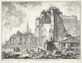 Tempj del Sole e della Luna, o come altri, d'Iside e Serapi, Piranesi, Giovanni Battista, 1720-1778, Etching, 1748?-1749?