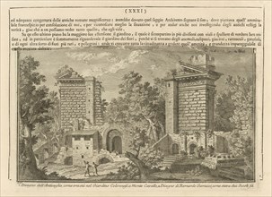 Disegno dell'Anticaglia, Delle magnificenze di Roma antica e moderna, Vasi, Giuseppe, 1710-1782, Engraving with letterpress