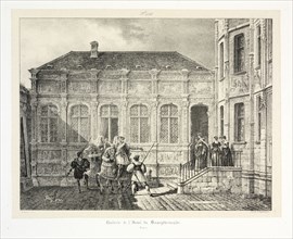 Rouen, Gallerie de l'Hotel du Bourgtheroulde, Rouen, Voyages pittoresques et romantiques dans l'ancienne France, Engelmann, G.