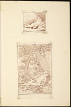 Catalogue raisonne et figure de ses tableaux, La Galerie Électorale de Düsseldorf, Pigage, Nicolas de, 1723-1796, Red crayon