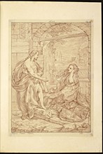 Catalogue raisonne et figure de ses tableaux, La Galerie Électorale de Düsseldorf, Pigage, Nicolas de, 1723-1796, Red crayon