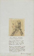 Mario Asprucci, architect to the Prince Borghese at Rome, Camuccini, Vincenzo, 1771-1844, Pencil and red chalk on paper, 1840