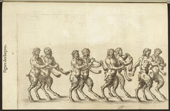 Des satyres, Balet comiqve de la royne, Beaujoyeulx, Baltasar de, d. ca. 1587, Patin, Jacques, 16th cent., Engraving, 1582