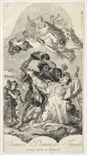 The stoning of Saint Stephen, Tiepolo, Giovanni Domenico, 1726?-1804, ca. 1754
