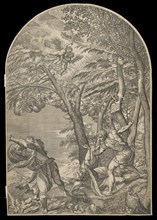 Death of St. Peter Martyr, Leo Steinberg collection of print, Rota, Martin, 1520-1583