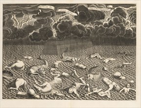 Diluvii ante diminutionem aquarum status in diluvio universali, Athanasii Kircheri è Soc. Jesu Arca Noë, in tres libros digesta