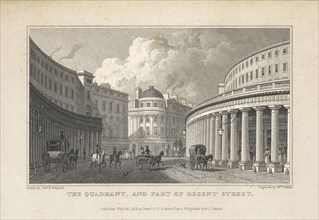 The Quadrant, and part of Regent Street, Metropolitan improvements: or, London in the nineteenth century