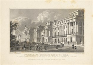 Regent's Park, Cumberland Terrace, Regent's Park, Metropolitan improvements: or, London in the nineteenth century,