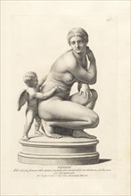 Venere, Raccolta d'antiche statve: bvsti bassirilievi ed altre scvltvre, Cavaceppi, Bartolomeo, 1717-1799, Engraving, 1768-1772
