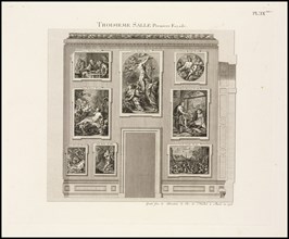 Troisieme salle, premiere façade, La Galerie electorale de Dusseldorff ou catalogue raisonné et figuré de ses tableaux