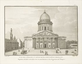Panthéon français, Vue de l'Église Ste. Génevieve, Panthéon français, Vues des plus beaux édifices publics et particuliers