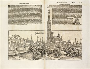 Argentina, Registrum huius operis libri cronicarum cu, m, figuris et ymagi, nibus ab inicio mundi, Pleydenwurff, Wilhelm, d