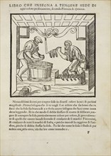 Libro che insegna a tengere sede di ogni colore perfettamente, secondo Firenza and Genova, Plictho de larte de tentori