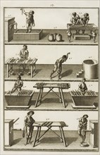 Plate 12, Tratado instructivo, y práctico, sobre el arte de la tintura: reglas experimentadas y metódicas para tintar sedas