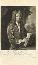 Portrait of John Dart, Westmonasterium, or, the history and antiquities of the abbey church of St. Peters Westminster, Dart