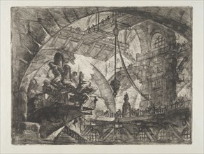 Invenzioni capric di carceri all'acqua forte, Piranesi, Giovanni Battista, 1720-1778, ca. 1749-1750