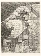 Invenzioni capric di carceri all'acqua forte, Piranesi, Giovanni Battista, 1720-1778, burnishing, scratching, black-and-white