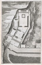 Leaf K: Plan, Descrizione del sacro monte della Vernia, Ligozzi, Jacopo, 1547-1626, Moroni, Lino, Engraving, 1612