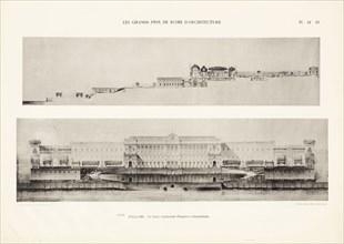 1856 - Guillaume, Un Palais d'Ambassade Francaise a Constantinople, 1856 - Guillaume, Les grands prix de Rome d'architecture