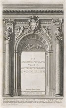 Title Page, Del Museo Capitolino, Bottari, Giovanni Gaetano, 1689-1775, Engraving, 1741-1782