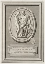 Hercules with Iole, Pierres antiques gravées, sur lesquelles les graveurs ont mis leurs noms, Picart, Bernard, 1673-1733, Stosch