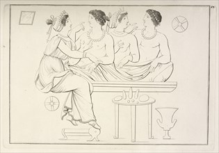 Plate 53, Collection of engravings from ancient vases mostly of pure Greek workmanship discovered in sepulchres in the kingdom