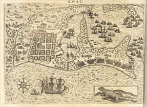 Occidentalis Indiae Franciscvs Draco Carthagenam civitatem expvgnat, Americae pars VIII., Bry, Johann Theodor de, 1561-1623