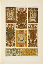 Renaissance L'ornement polychrome, Charpentier, Firmin-Didot, Firm, Racinet, A., Auguste, 1825-1893, Chromolithograph