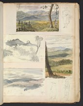 Sketches G. Hayter, Hayter, Sir George, 1792-1871, graphite, ink, watercolor, 1816