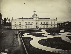 Municipal court building, Sao Paulo, Ferrez, Marc, 1843-1923, Photograph, 1880