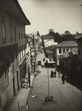Beginning of Sao Joao Street, S.P. Gilberto Ferrez photographic collection, Ferrez, Marc, 1843-1923, Photograph, 1885