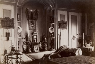 Room interior, photographs of the Ottoman Empire and the Republic of Turkey