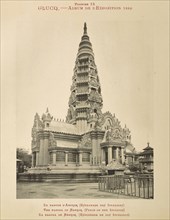 The pagoda of Angkor, L'album de l'exposition de 1889, Glücq, 1889