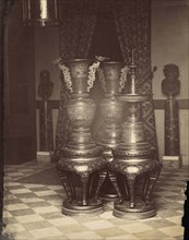 Beijing, Chinese vases and candlestick from the Summer Palaces, Beijing, Unknown, ca. 1862