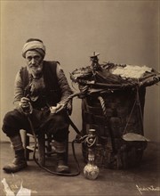 Marchand de dattes, orientalist photography, Sebah and Joaillier, ca. 1870